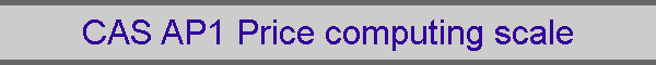 CAS AP1 Price computing scale